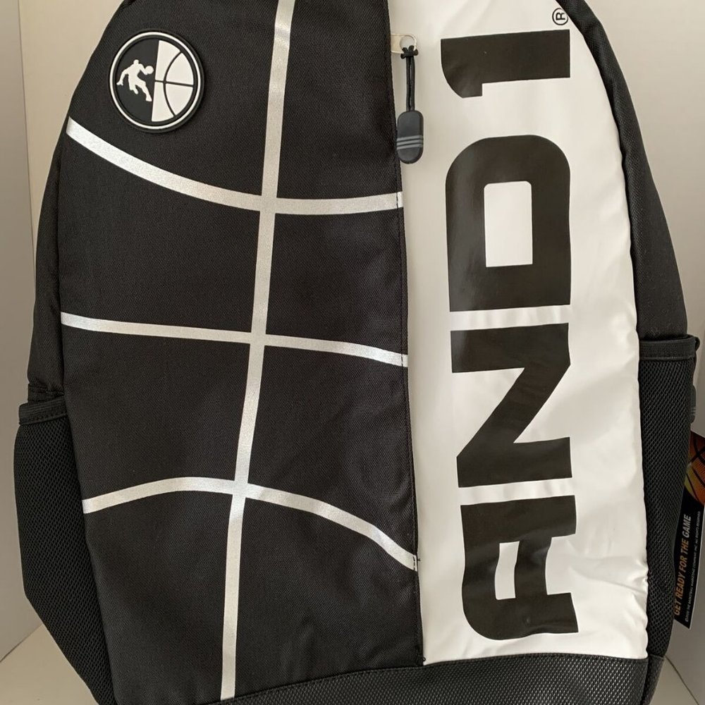 AND1 Basketball Theme Padded Backpack, Large